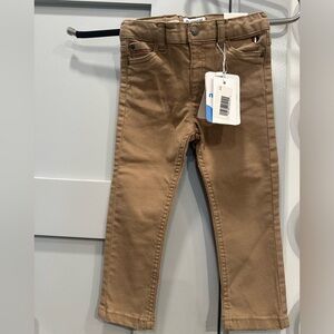 Mayoral Tan Stretch Twill Pants for Kids